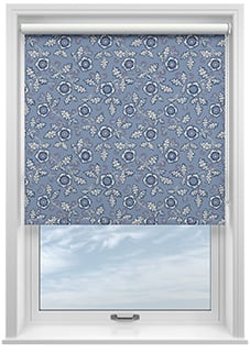 Land & Shore River (Blackout), Blue Red - Twist&Fit Roller Blind